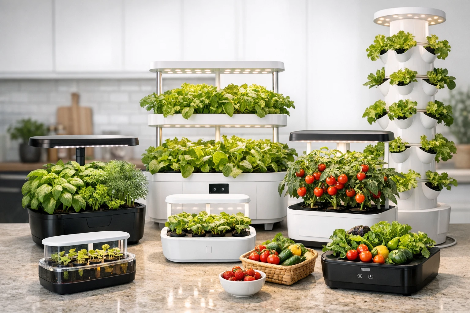 15 Best Indoor Hydroponic Gardening Systems: Space-Saving, Easy-to-Use Setups for Growing Fresh Herbs & Veggies - Hydroponic 