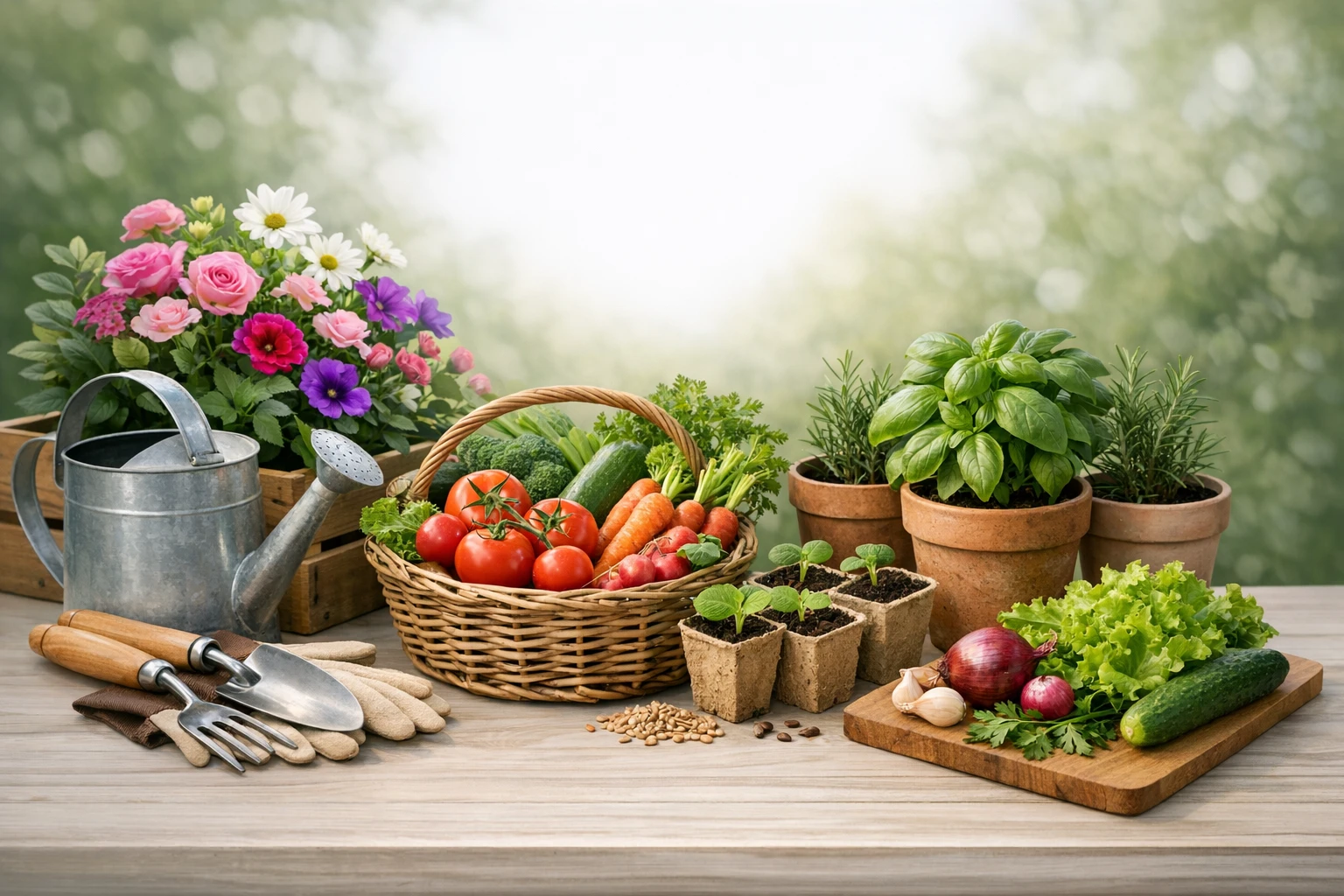 The Ultimate Gardening Guide: Step-by-Step Tips to Grow Flowers, Vegetables & Herbs