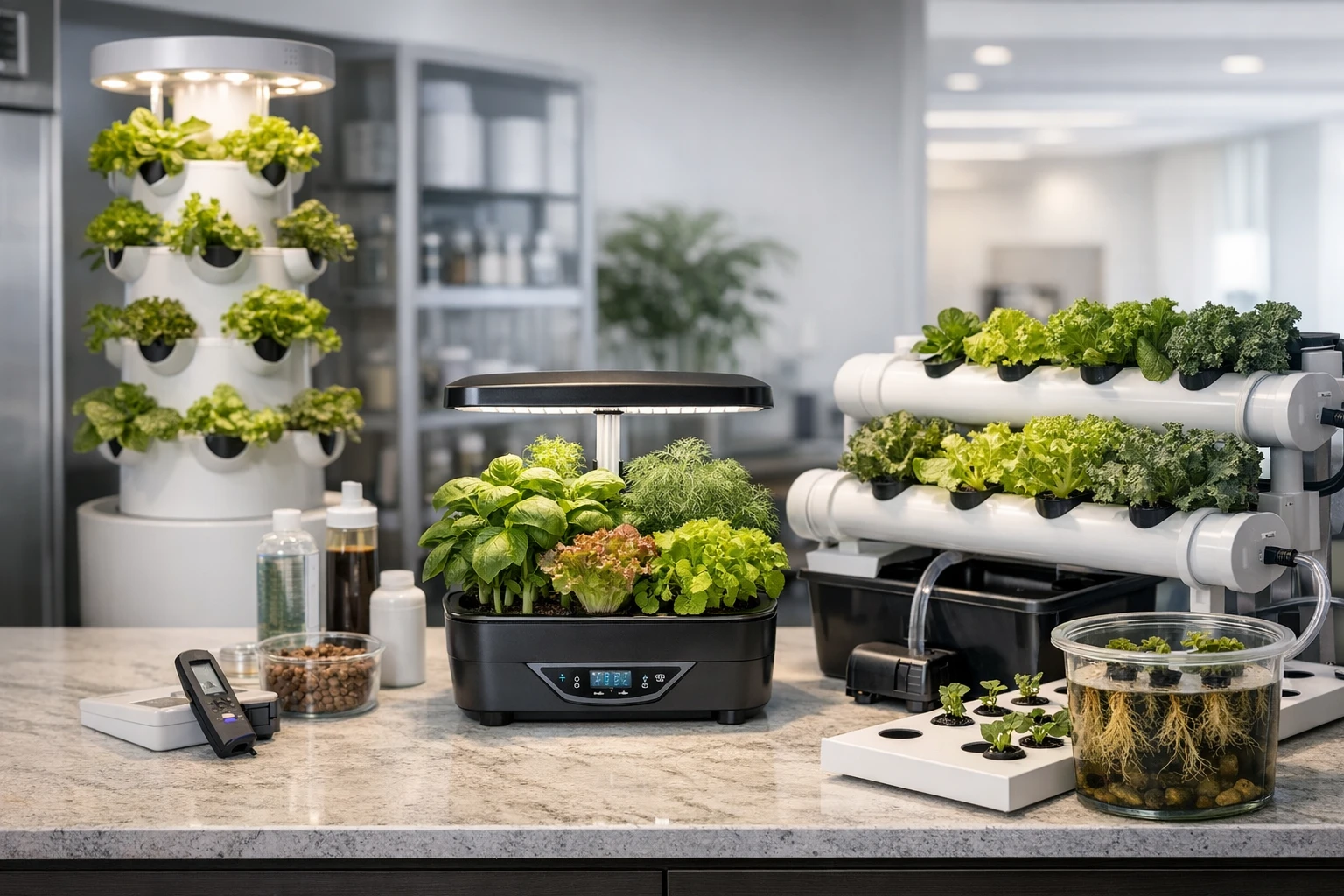 How to Choose & Set Up the Best Hydroponic Gardening Systems for Indoor Use