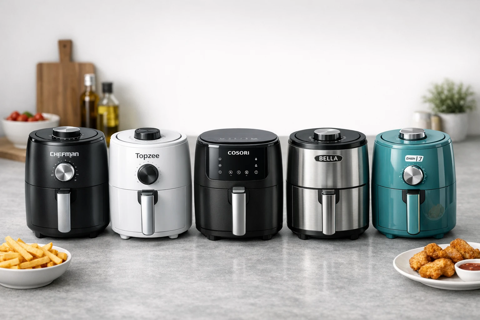 Chefman vs Topzee vs COSORI vs BELLA vs Dash: Mini Air Fryer Comparison 2024