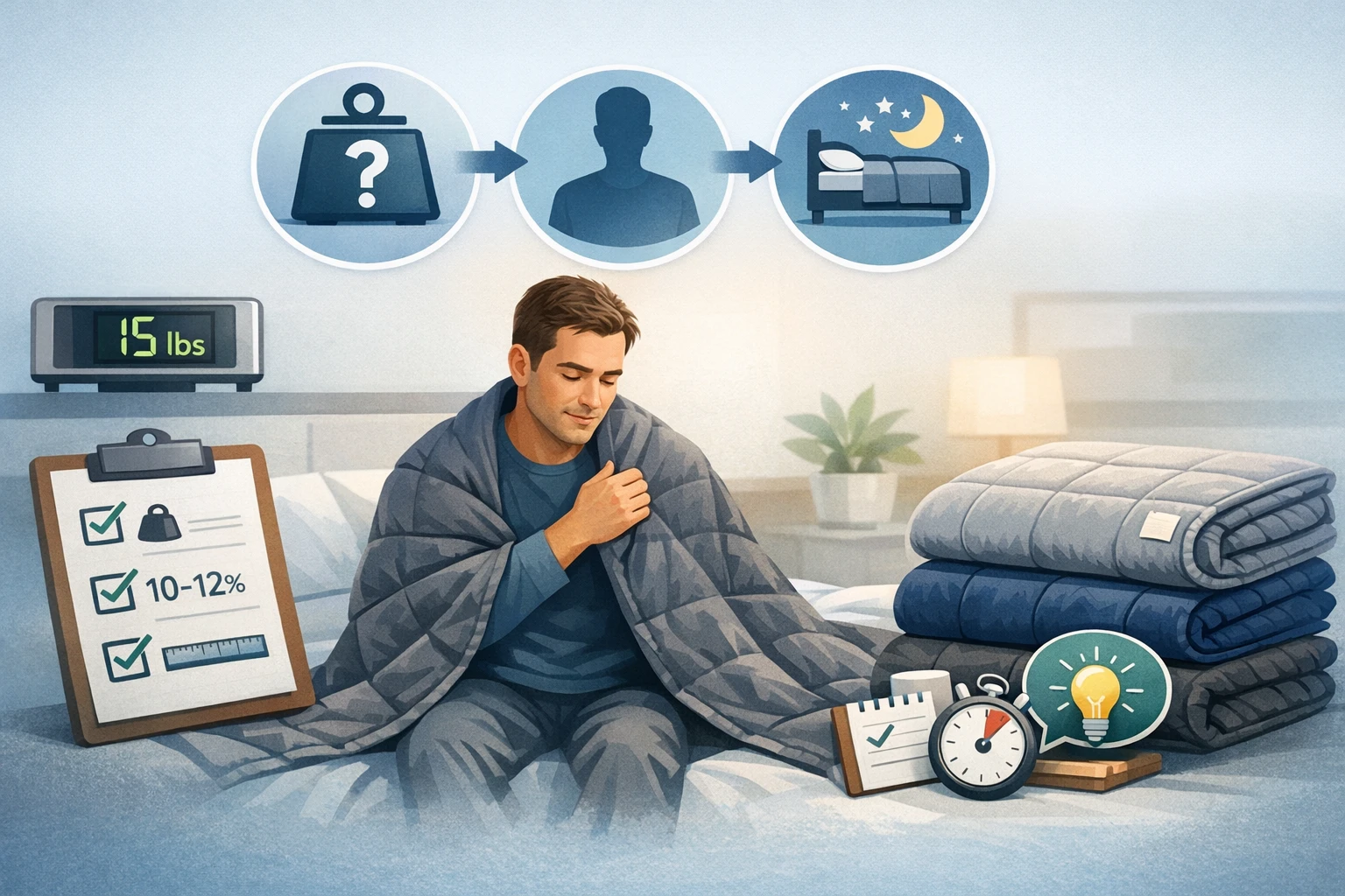 How to Choose the Right Weighted Blanket Weight for Adults with Autism