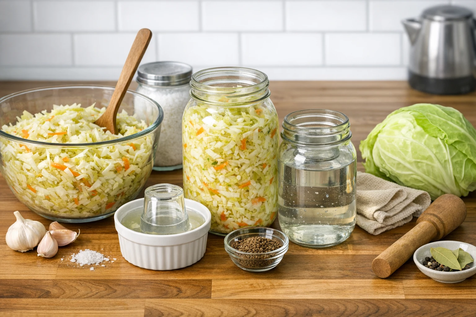 How to Ferment Sauerkraut at Home Without Special Equipment