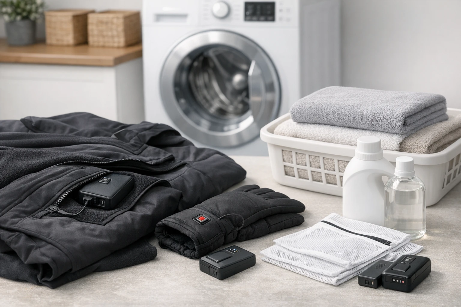 How to Wash Battery‑Heated Clothing Safely