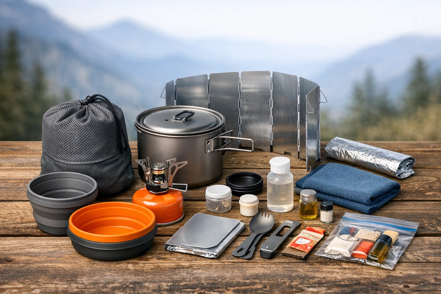 How to Pack a Minimalist Ultralight Backpacking Kitchen