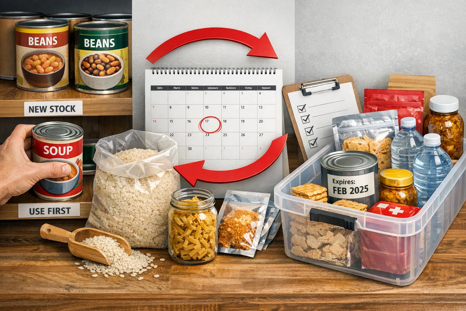 How to Rotate Emergency Food Supplies Effectively
