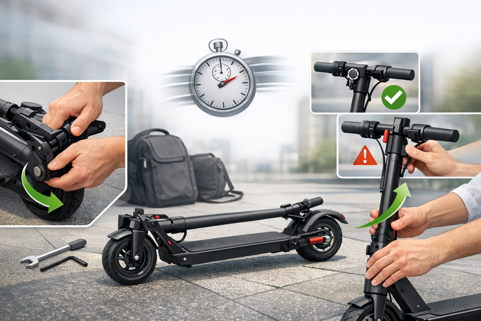 How to Fold and Unfold an Electric Scooter Quickly – Fast Guide for Commuters