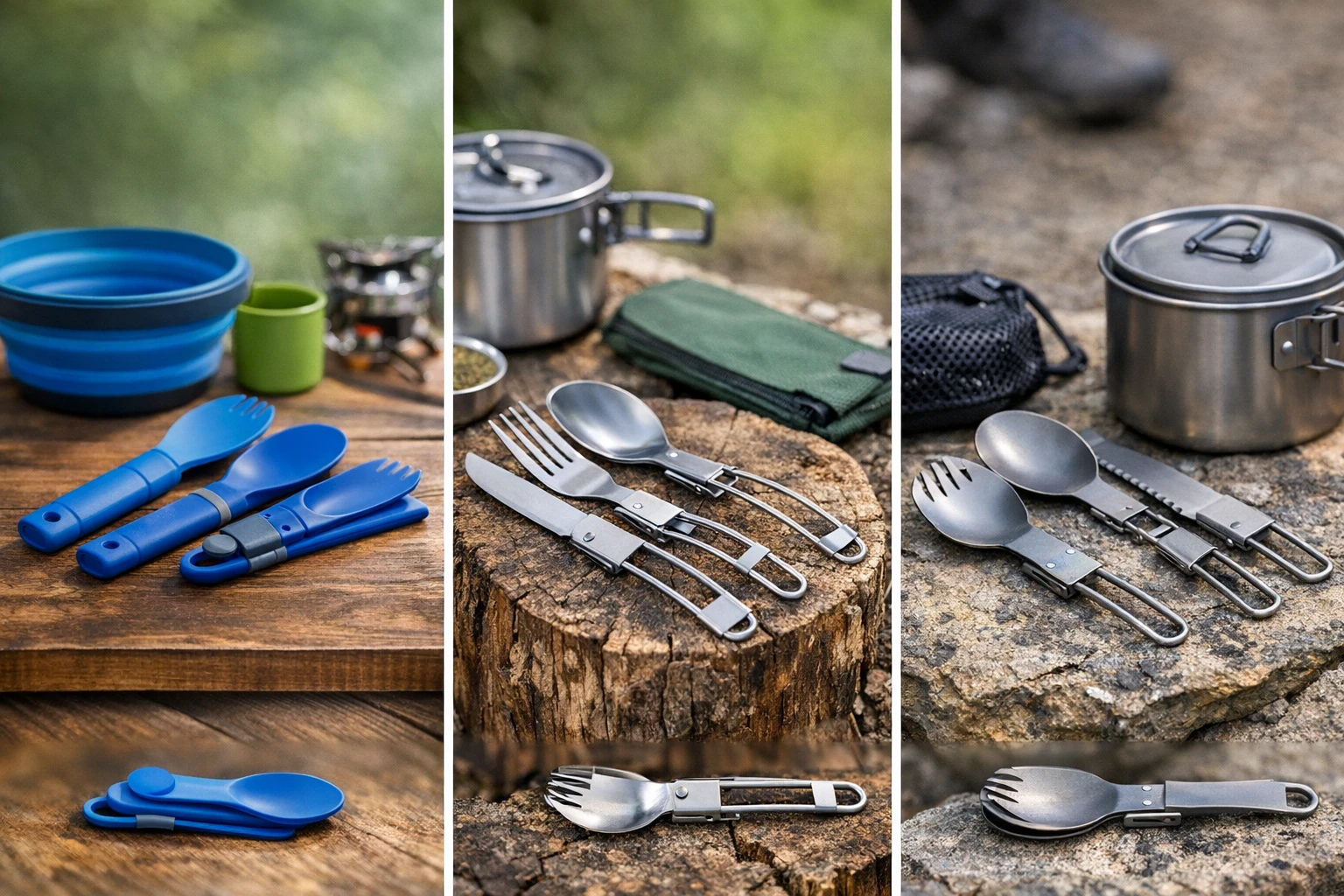 Best Camping Utensils on Amazon: Orblue, Humangear, Navaris, and OUTXE Compared