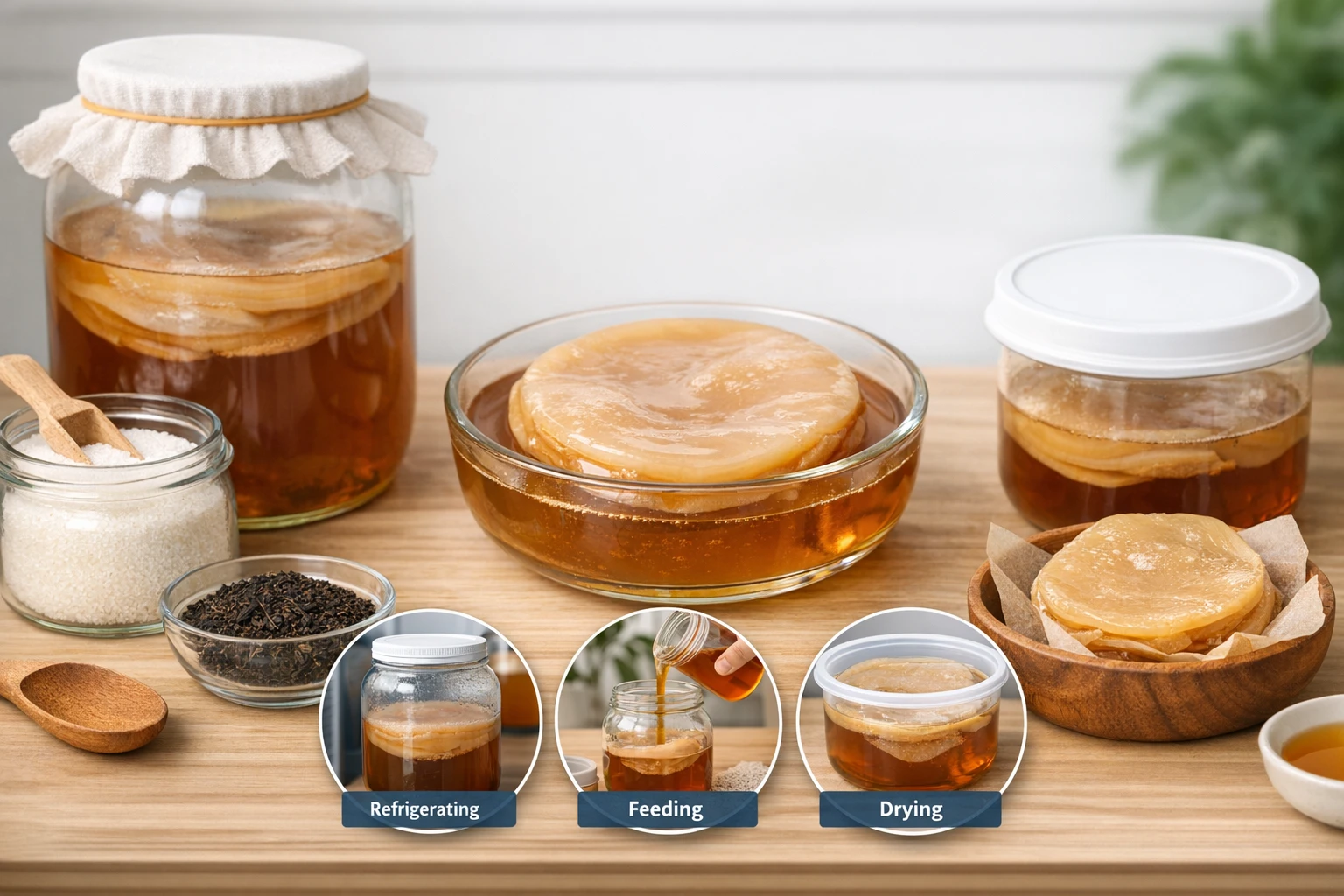 How to Store and Care for a Kombucha SCOBY – Complete Guide
