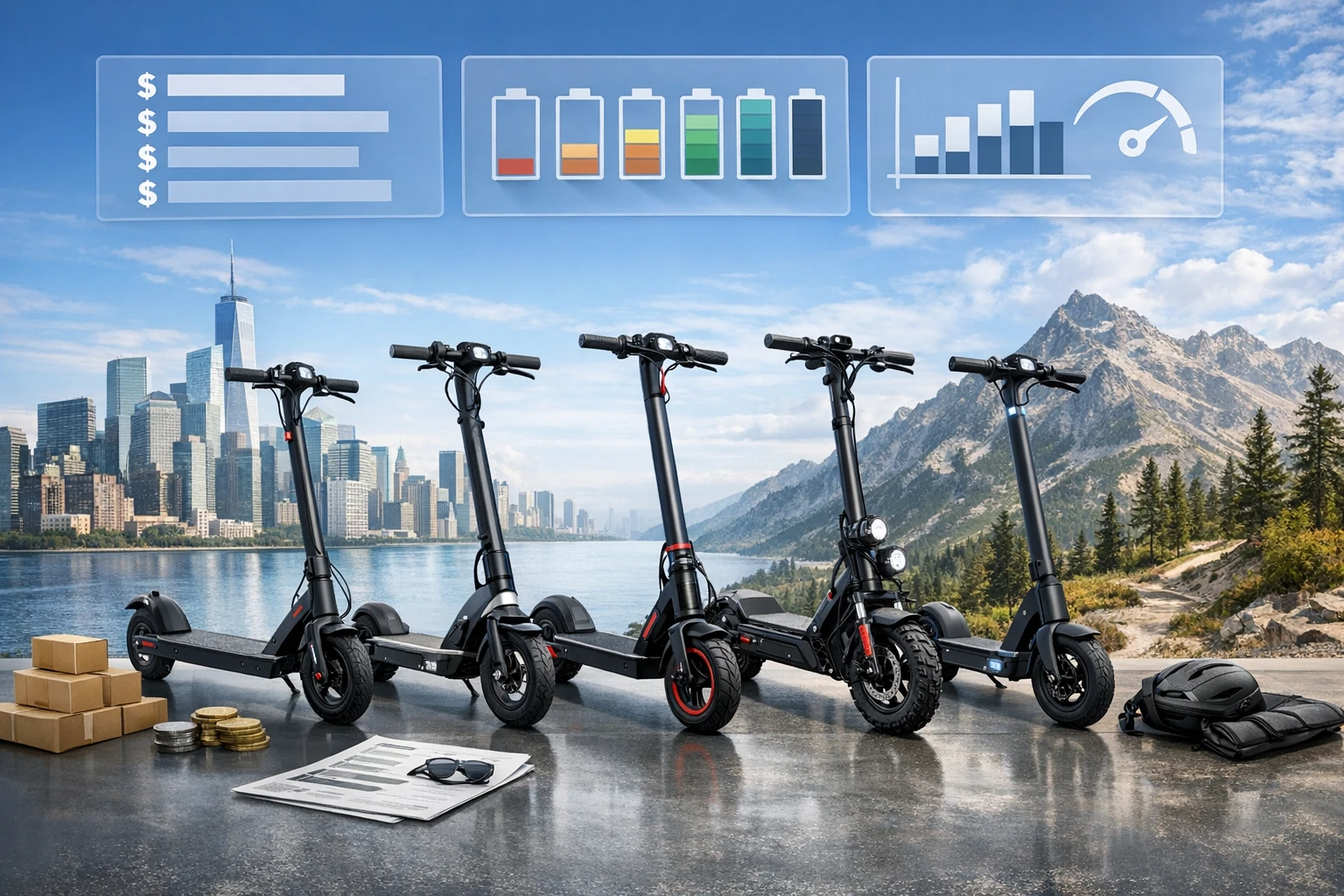 In‑Depth Comparison of Top Amazon Electric Scooters 2024