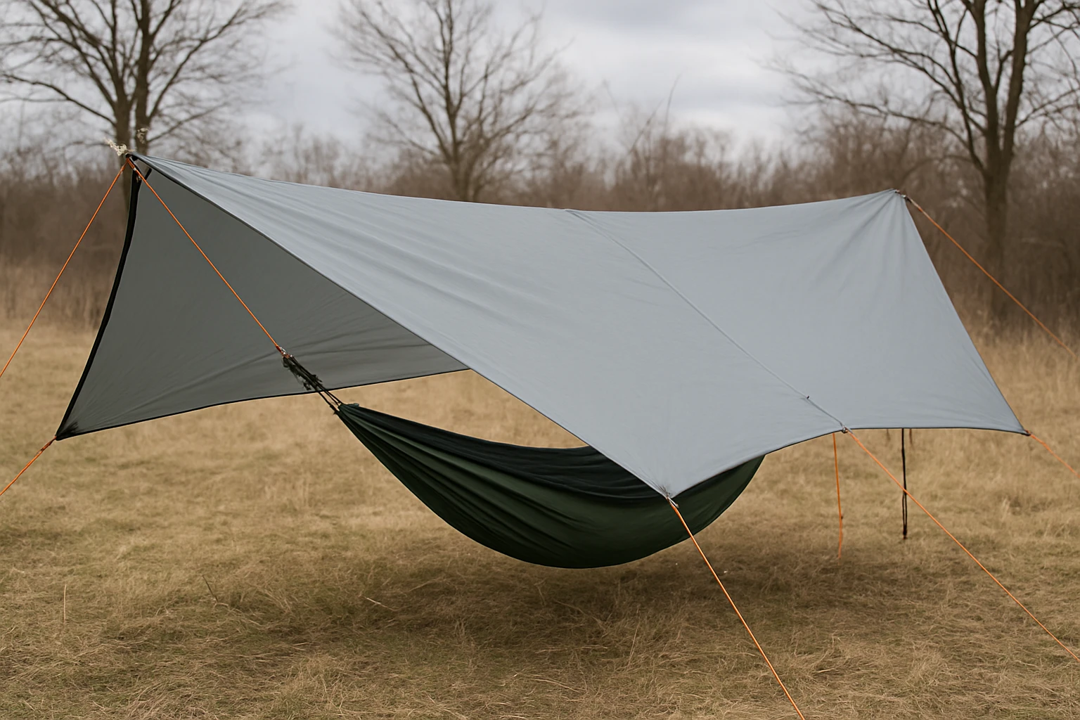 Pitch a Hammock Tarp in Windy Conditions – Step-by-Step Guide