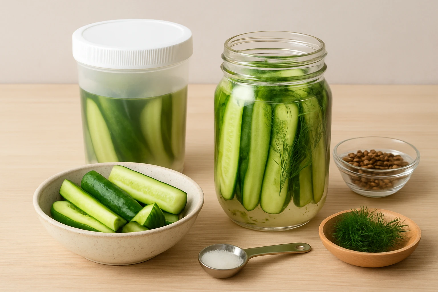 How to Make Refrigerator Pickles Using a Pickling Kit