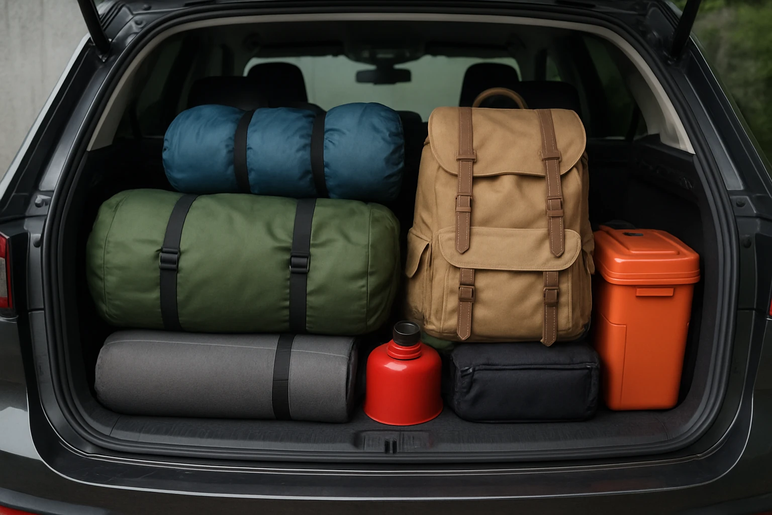 Best Way to Store Camping Gear in Your Car Trunk