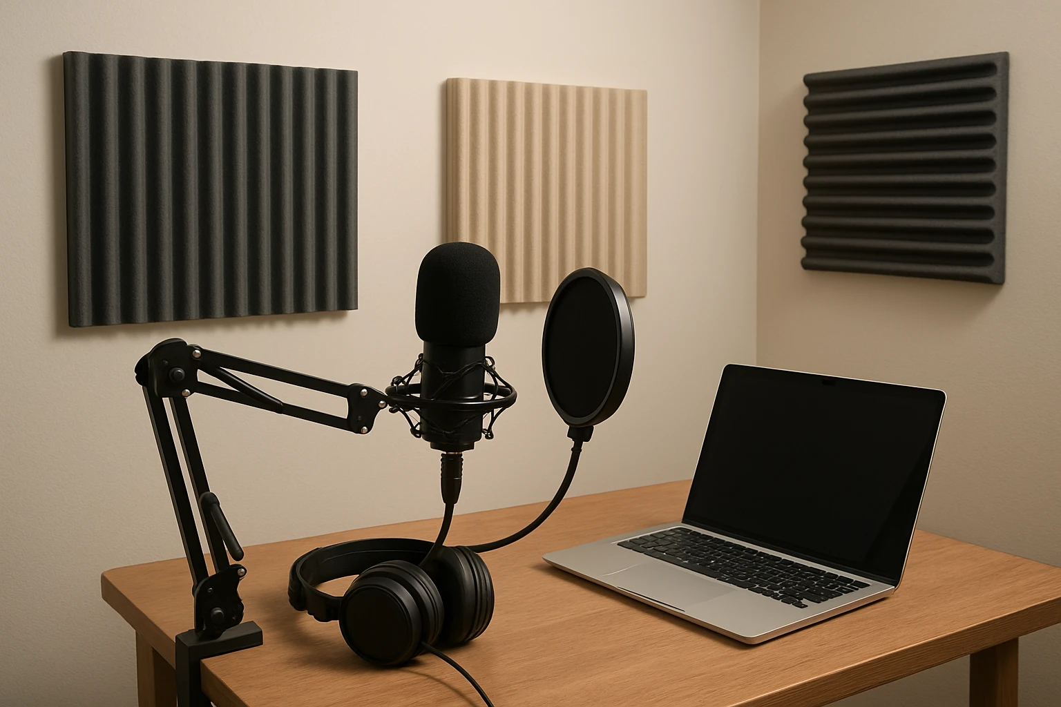 DIY Acoustic Treatment for Small Podcast Rooms
