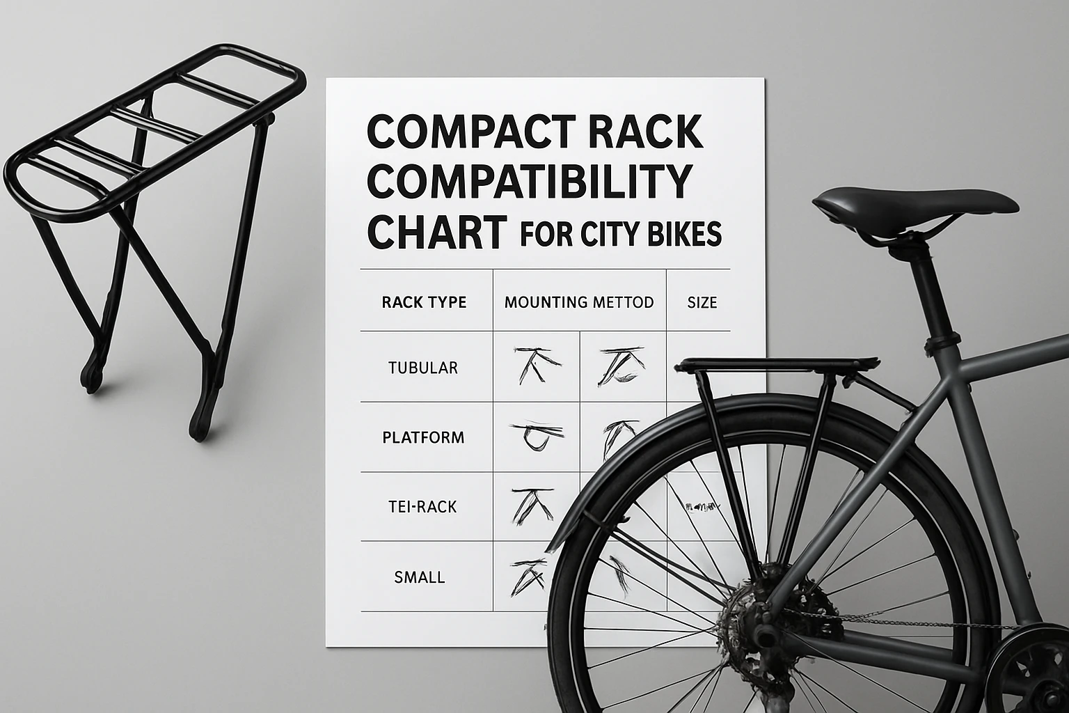 Compact Rack Compatibility Chart for City Bikes – Complete Fit Guide
