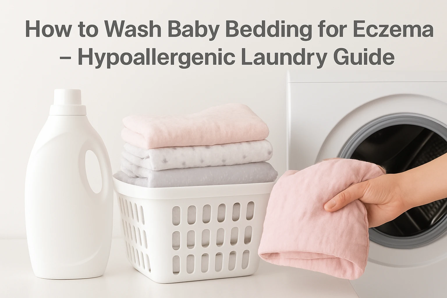 How to Wash Baby Bedding for Eczema – Hypoallergenic Laundry Guide