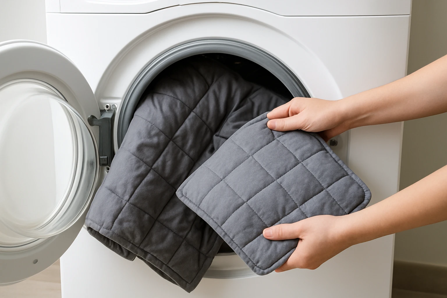 How to Wash Weighted Blankets and Lap Pads Safely