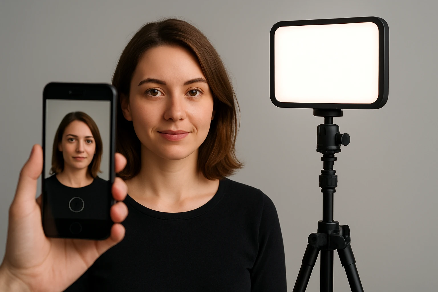How to Position an LED Fill Light for Flattering Smartphone Portraits