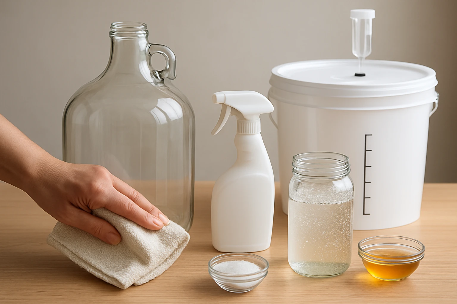 How to Sanitize Fermentation Equipment Naturally