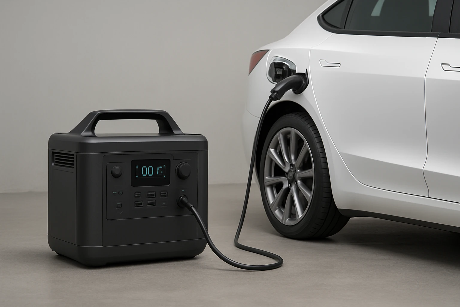 How to Charge an EV with a Portable Power Station