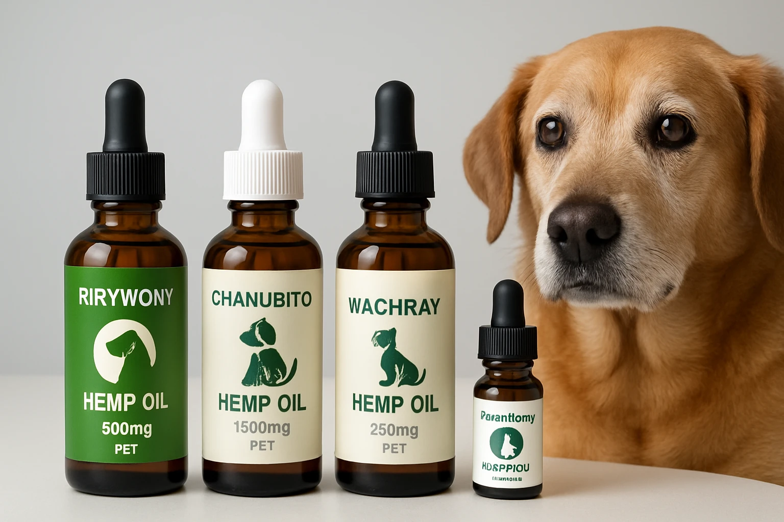 Comparing Top Pet Hemp Oils: RiRywony, CHANUBITO, WACHRAY, and MaxHemp