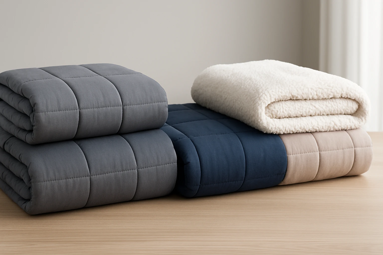 Weighted Blanket Showdown: Bare Home, BETU Twin Cooling, and Uttermara Sherpa