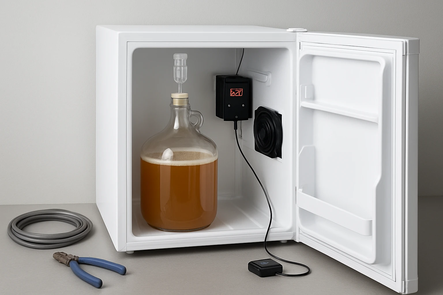 How to Convert a Mini Fridge into a Fermentation Chamber