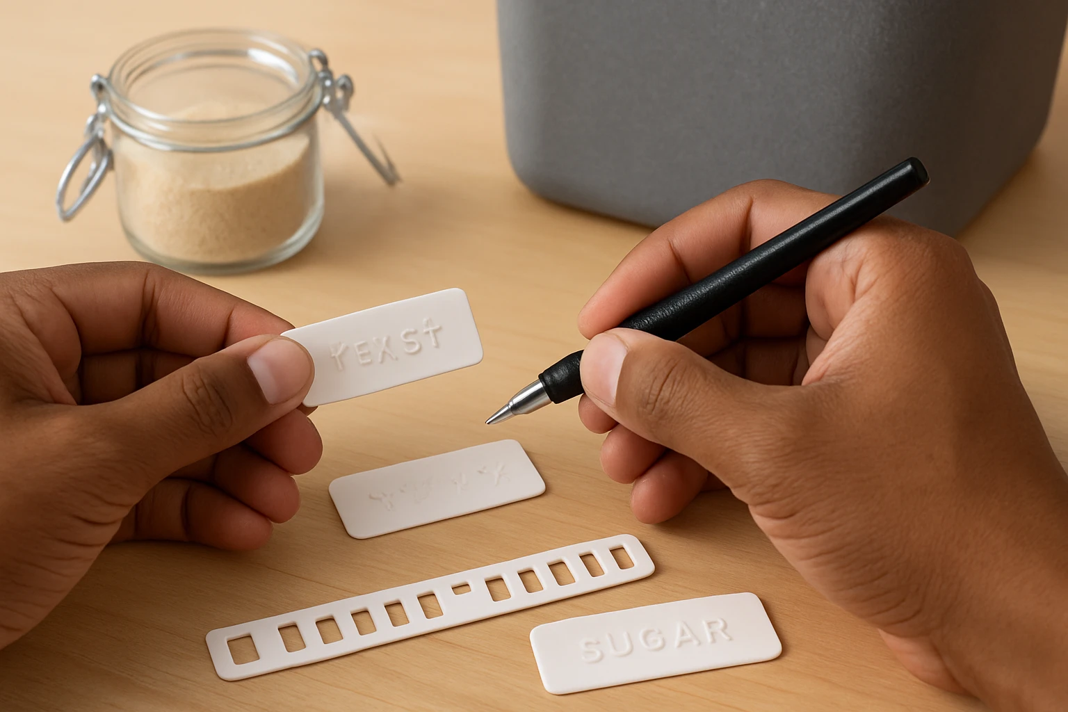 How to Create Tactile Cooking Labels for Blind Cooks