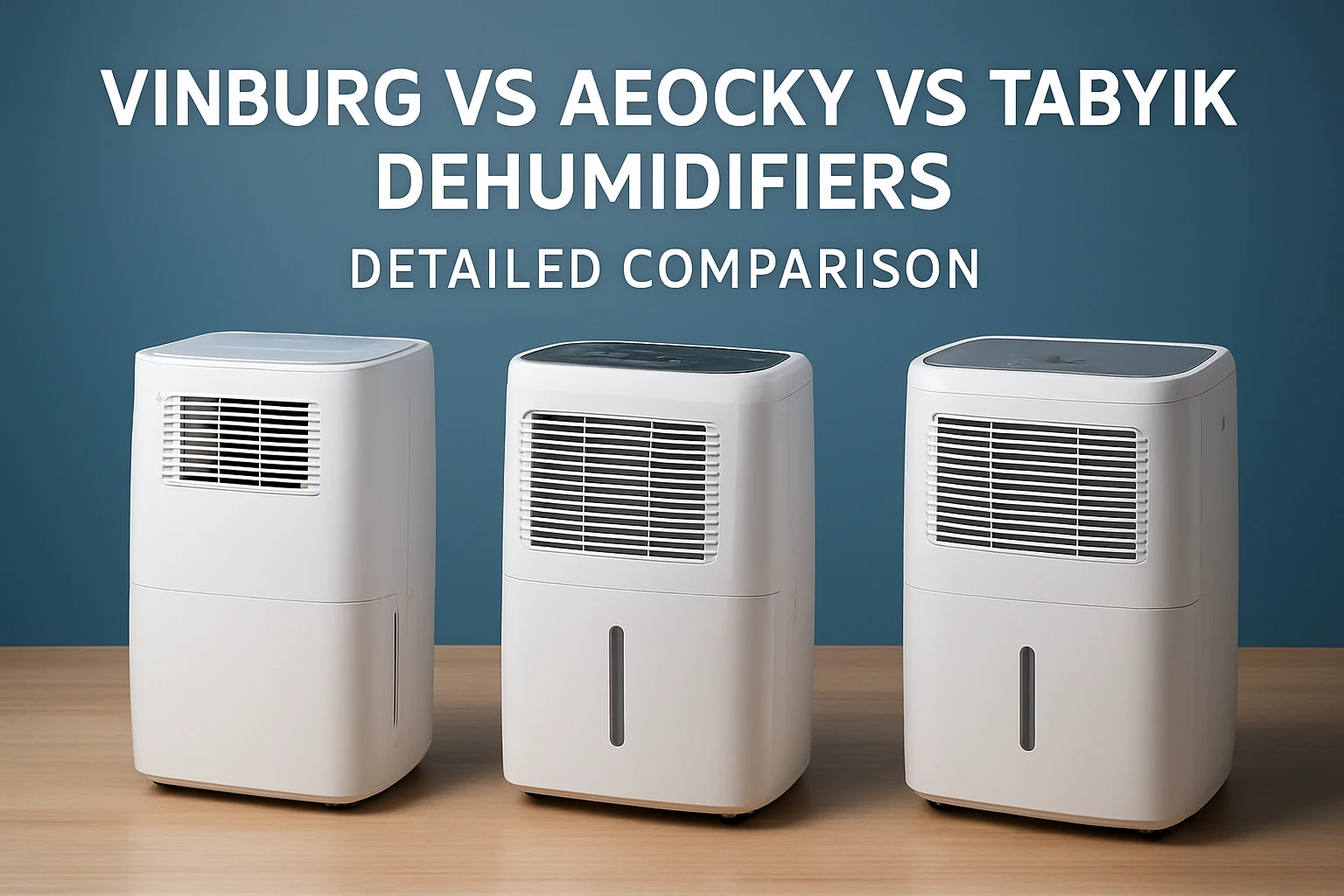 Vinburg vs AEOCKY vs TABYIK Dehumidifiers: Detailed Comparison 2026