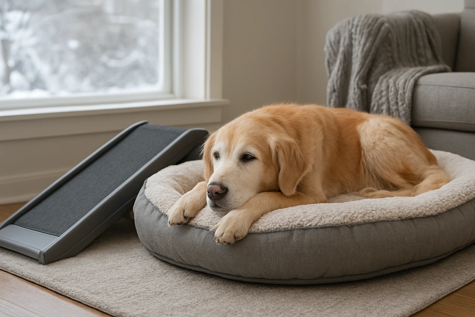 Ultimate Winter Care Guide for Senior Dog Ramps & Beds