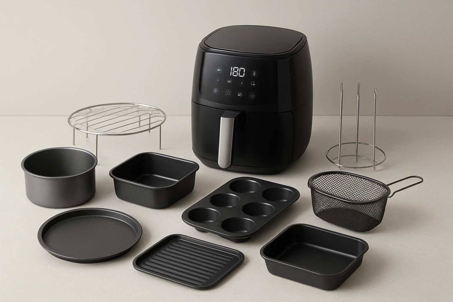 12 Best Space‑Saving Accessories for Compact Air Fryers