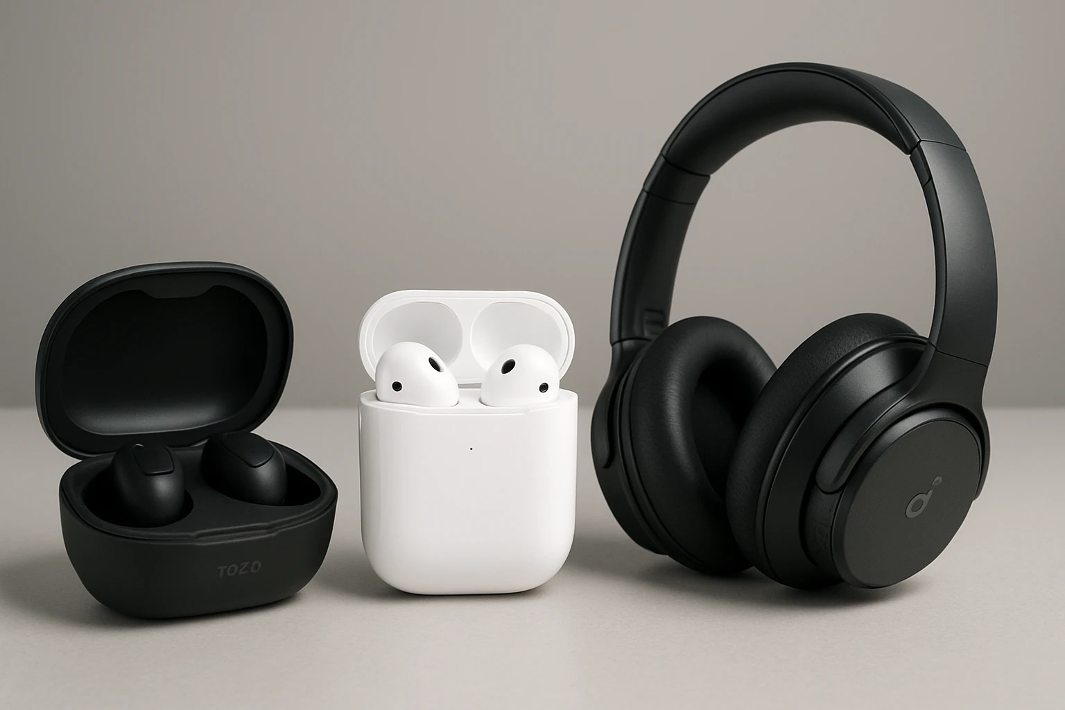 TOZO HT3 vs Apple AirPods 4 vs Soundcore Q20: In‑Depth Review