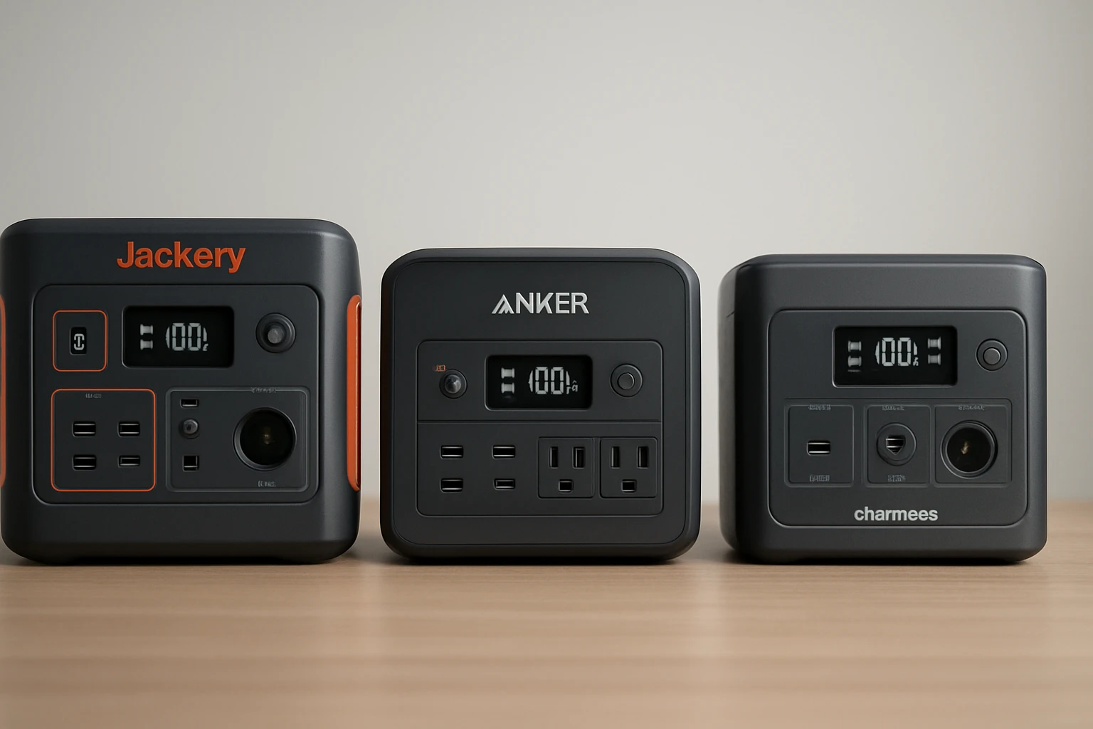 Jackery vs Anker vs Charmast Portable Power Review