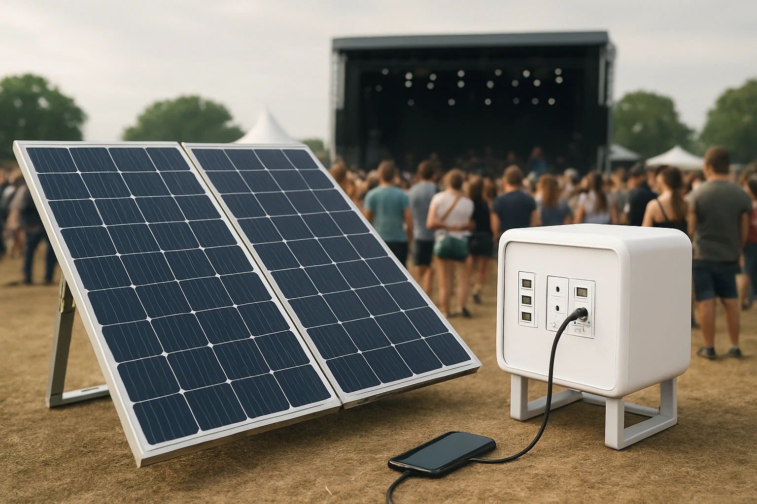 How to Set Up a Solar Charging Station for Festivals