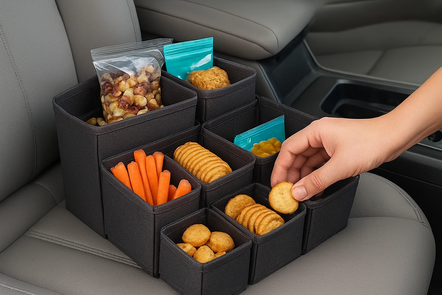 15 Modular Road Trip Snack Organizer Ideas to Keep Snacks Tidy and Accessible