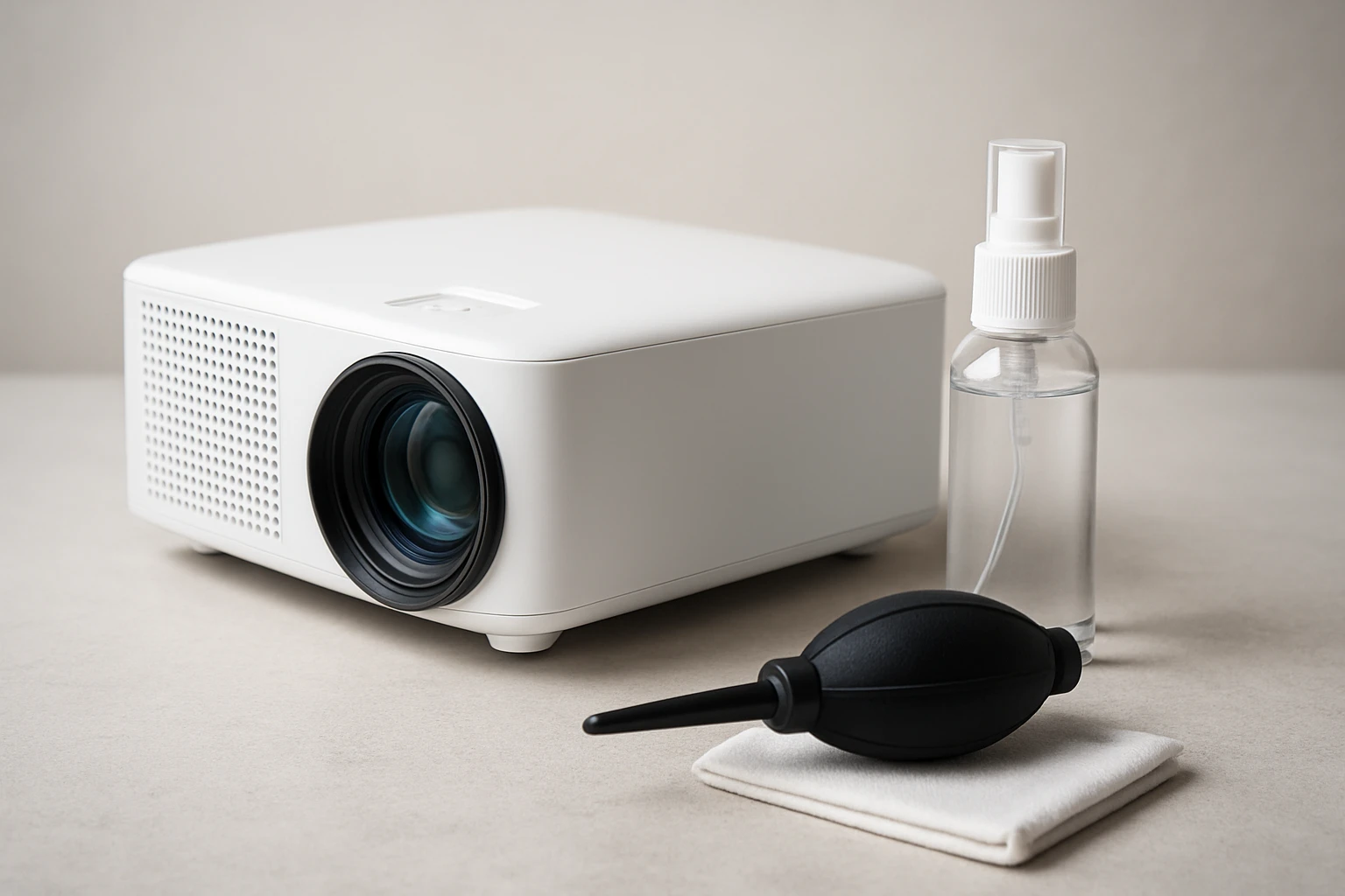 How to Clean and Care for Your Portable Projector Lens