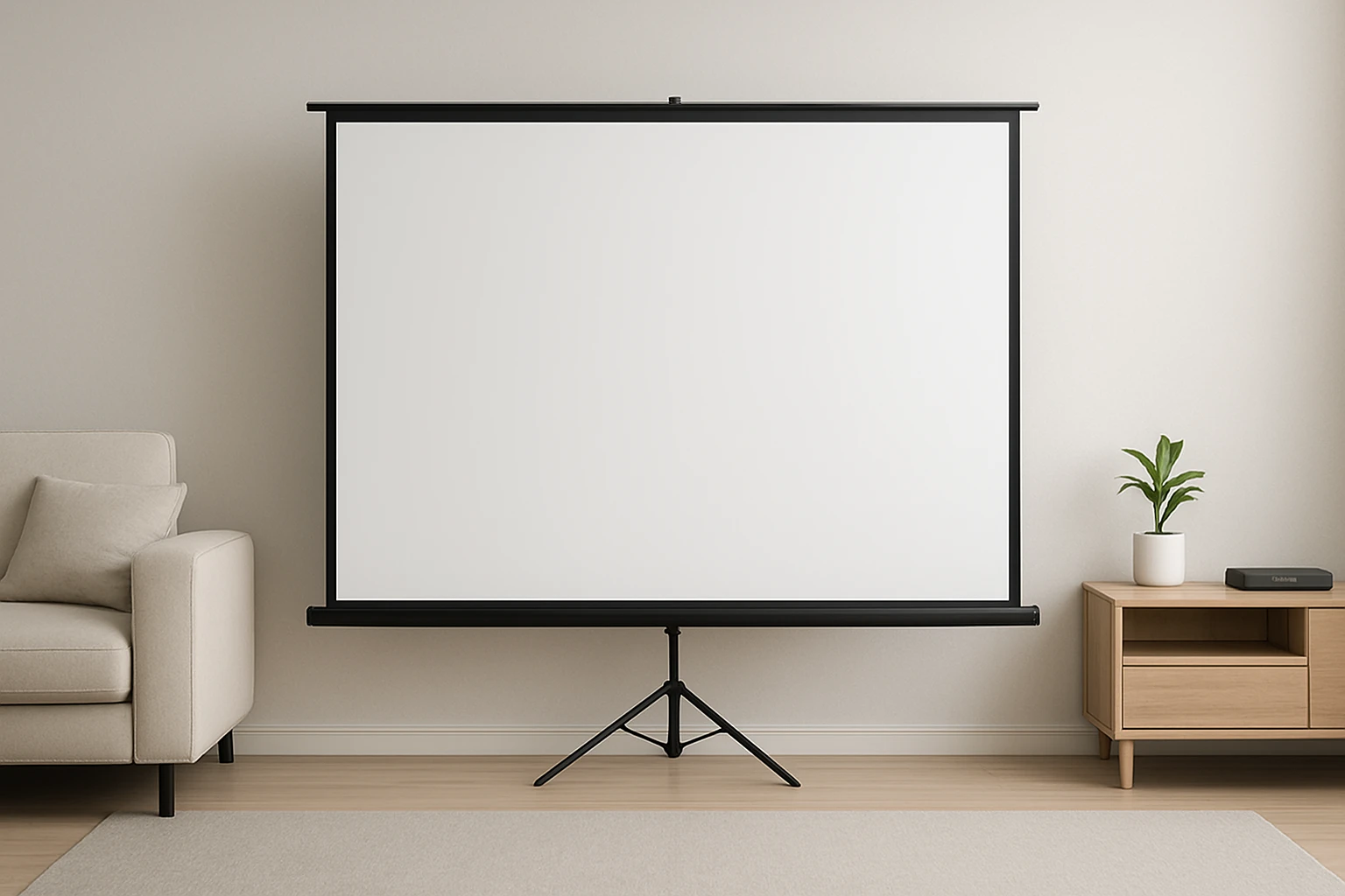 How to Build a Collapsible DIY Projector Screen for Apartments