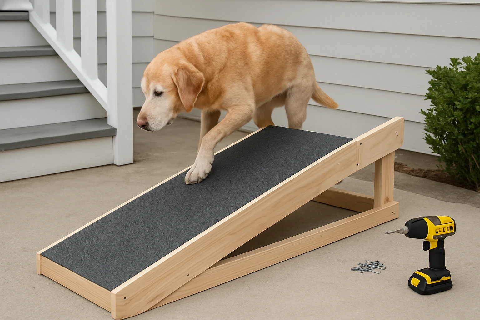 DIY Ramp for Senior Dogs: Step-by-Step Guide, Safety Tips & Materials