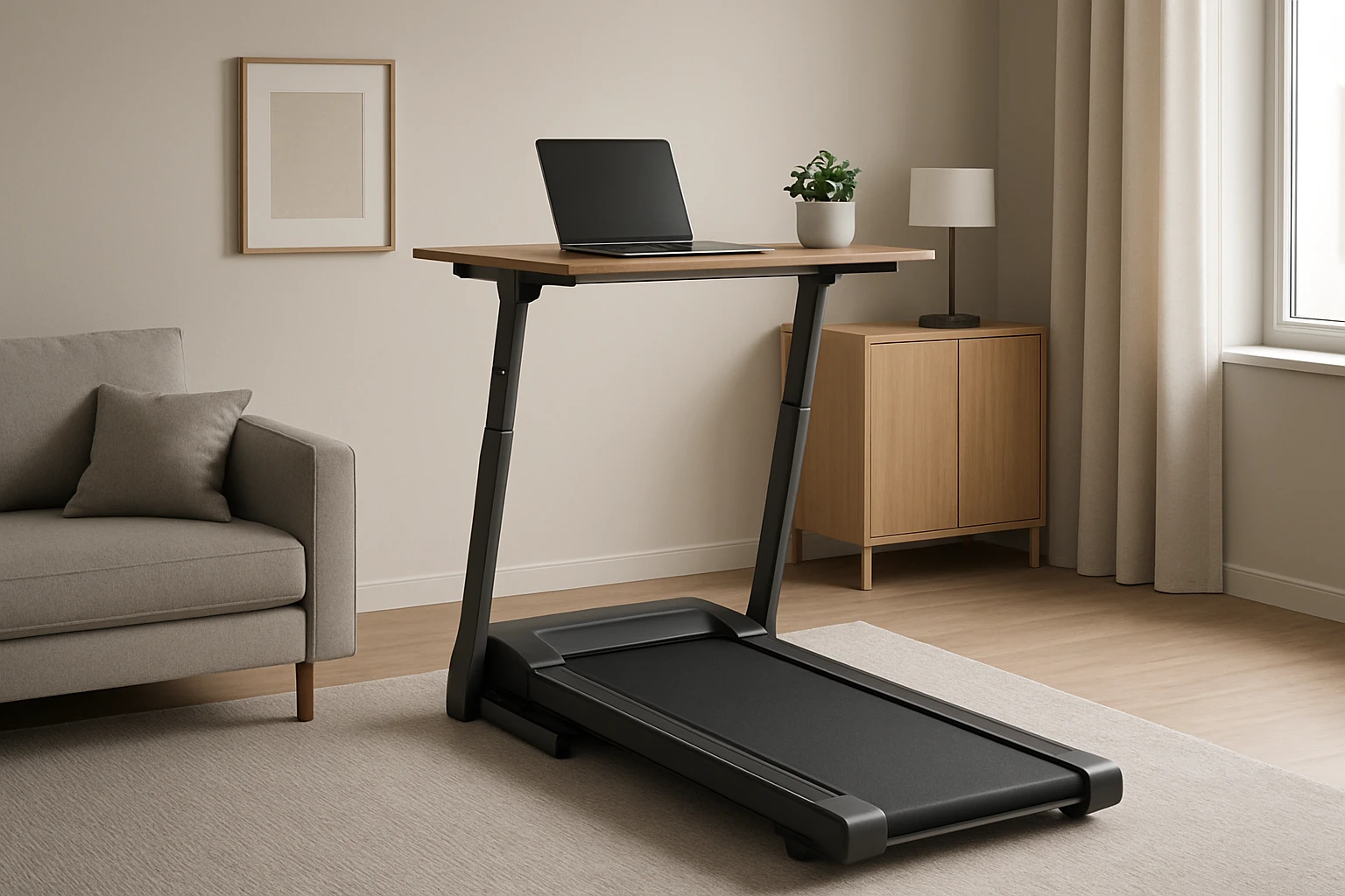 How to Set Up a Folding Treadmill Desk in a Small Apartment