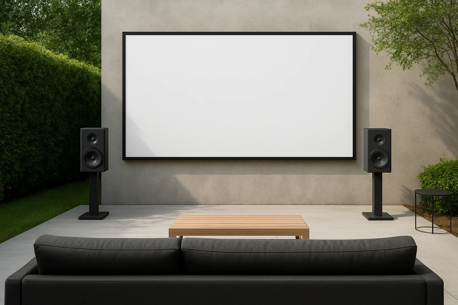Calculate Speaker Placement and Delay for Backyard Screenings
