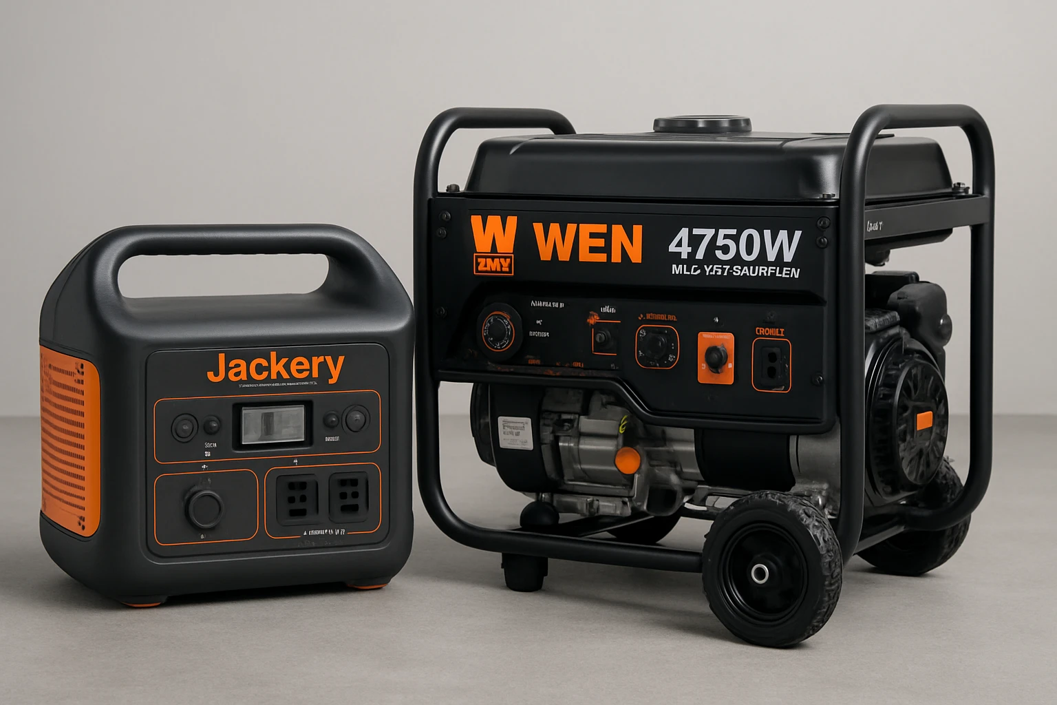 Jackery Explorer 300 vs WEN 4750W Dual Fuel Generator: In‑Depth Comparison