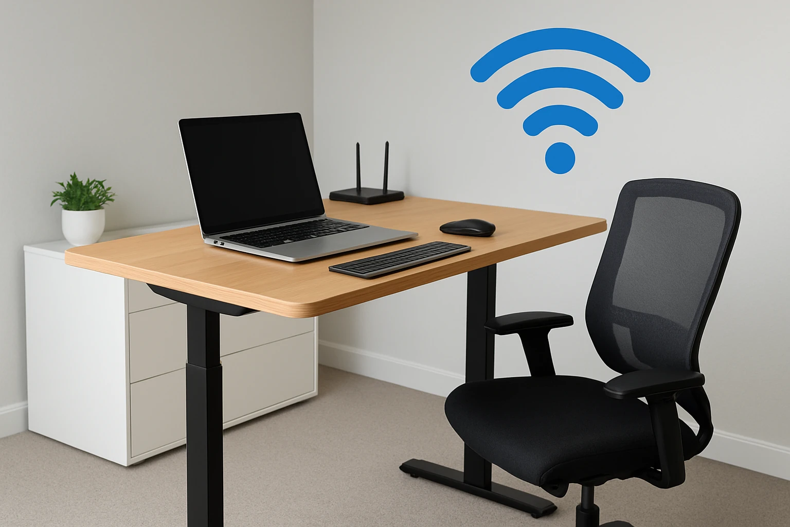 How to Optimize Wi‑Fi for a Cable‑Free Standing Desk