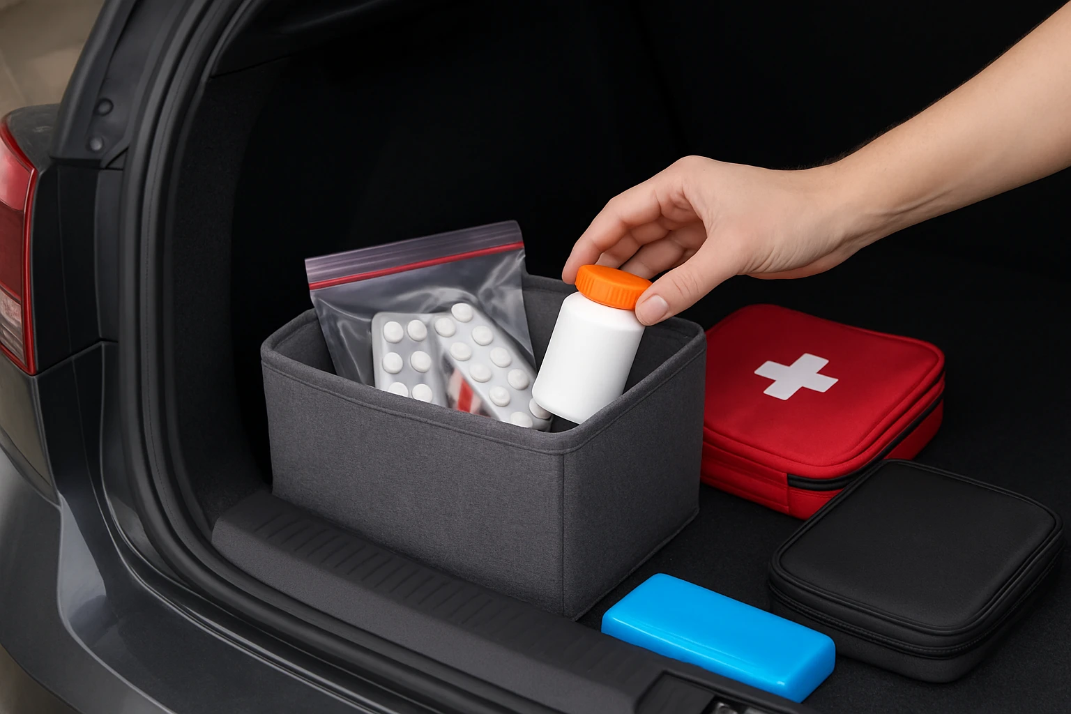 How to Safely Store Medication in Your Car Trunk on Road Trips