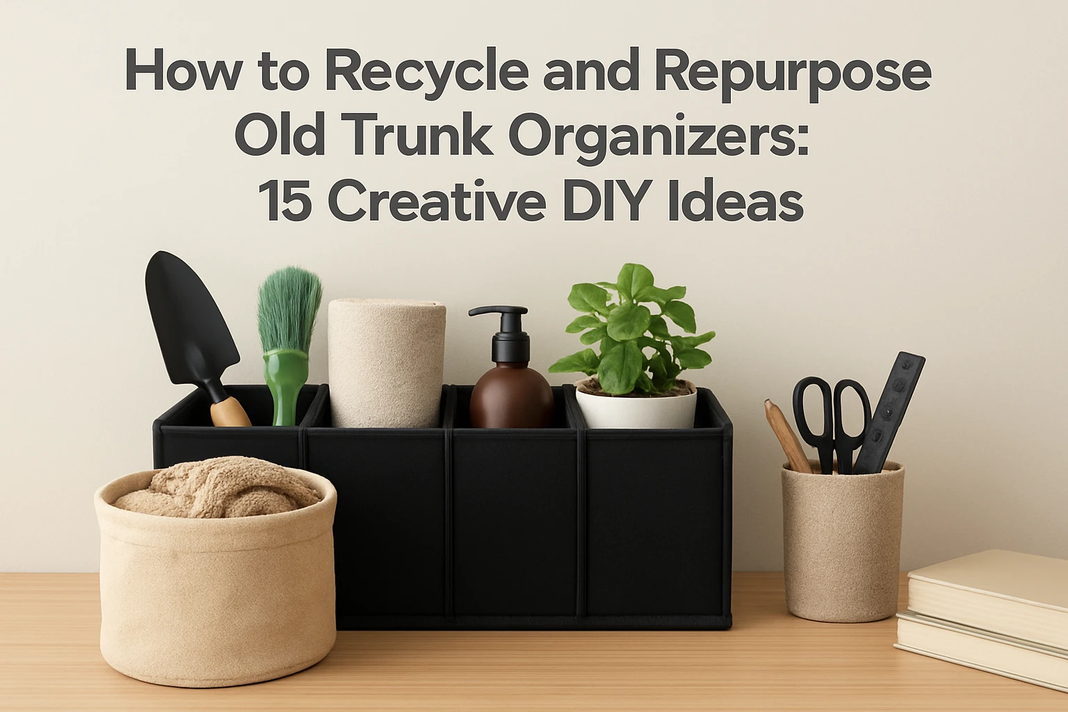 How to Recycle and Repurpose Old Trunk Organizers: 15 Creative DIY Ideas