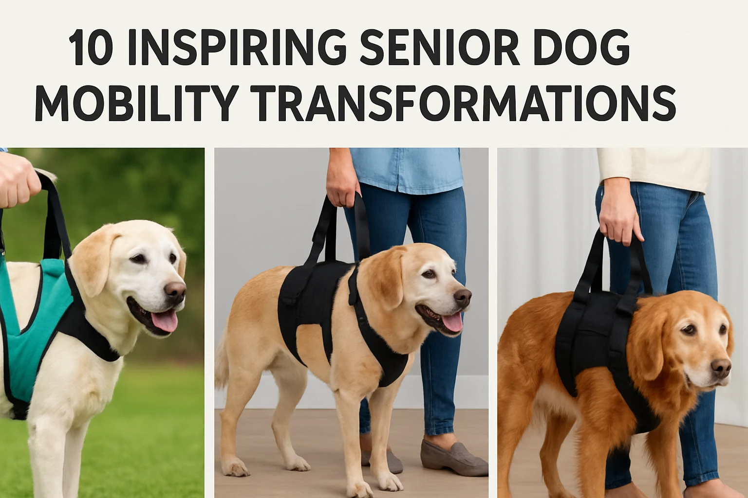 10 Inspiring Senior Dog Mobility Transformations