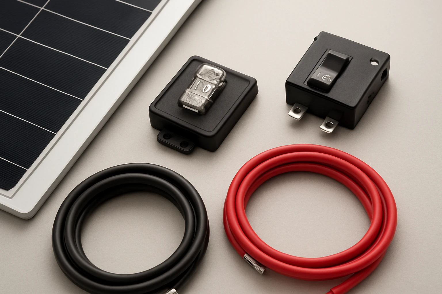 Size Fuses, Breakers & Cables for Portable Solar