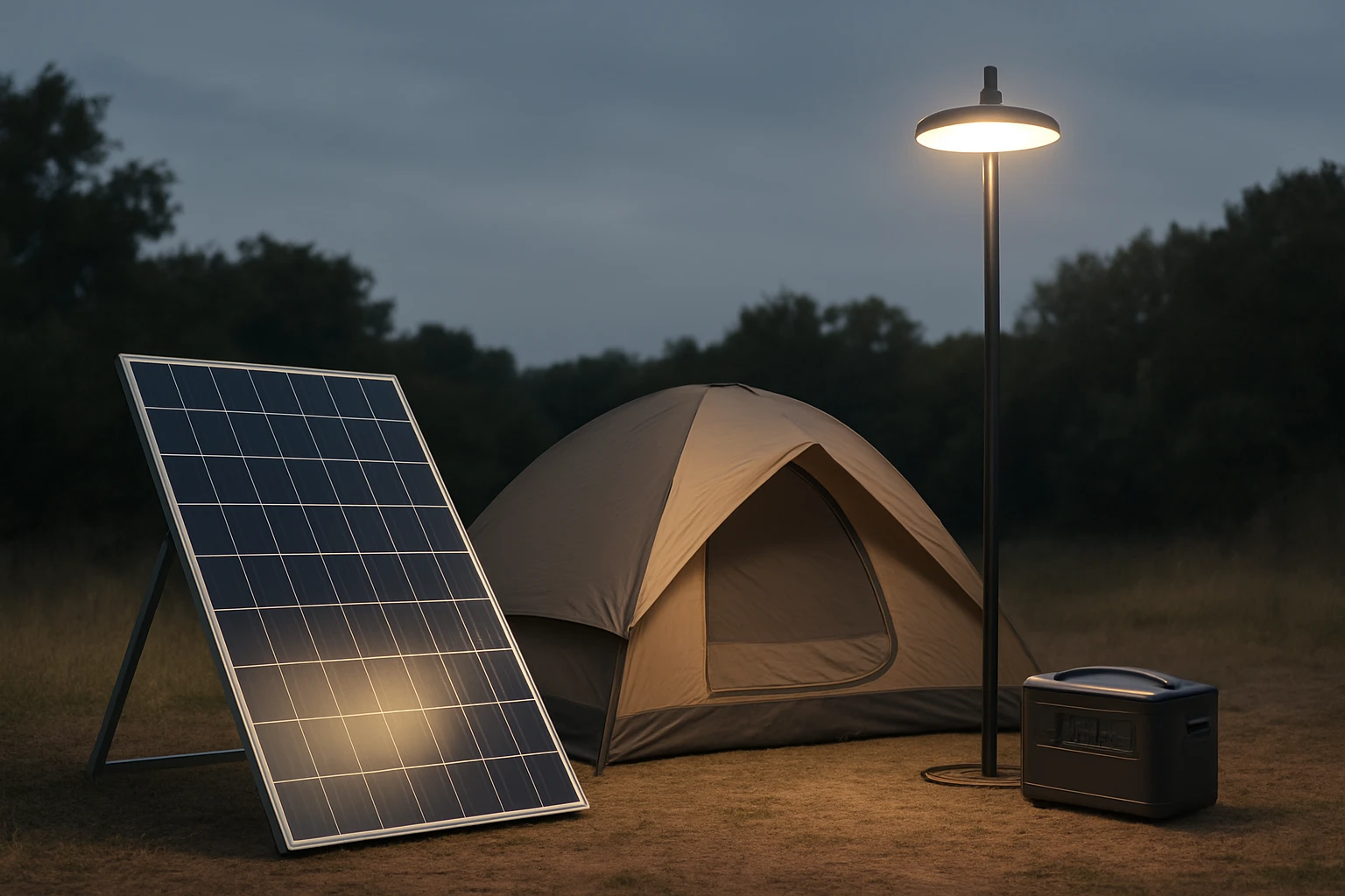 How to Design a Solar-Powered Campsite Lighting System