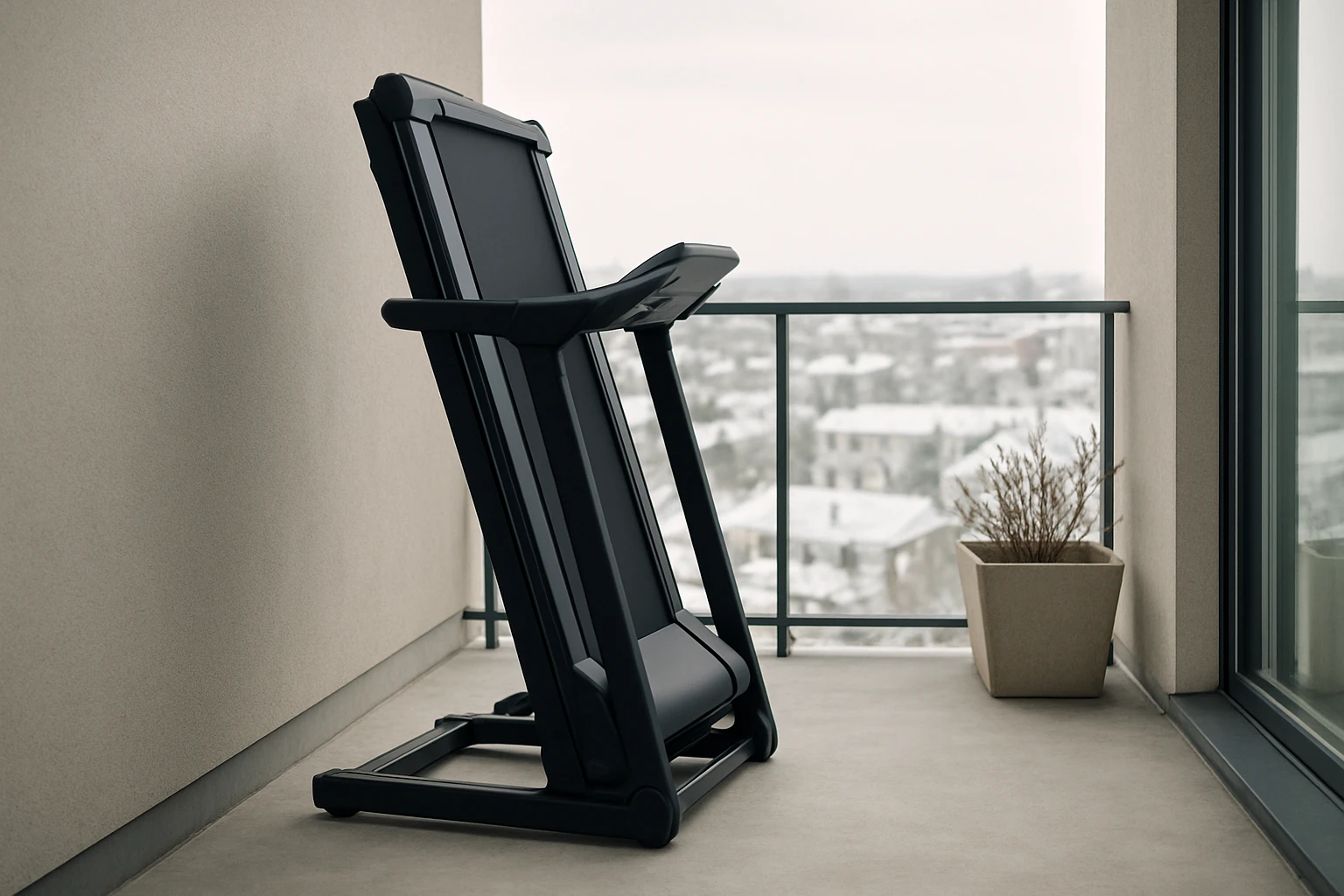 How to Store a Folding Treadmill on Your Balcony for Winter