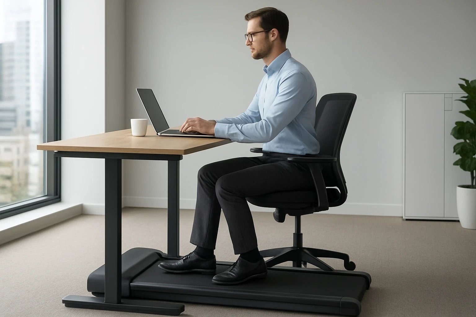 How to Use an Under-Desk Treadmill for Better Posture