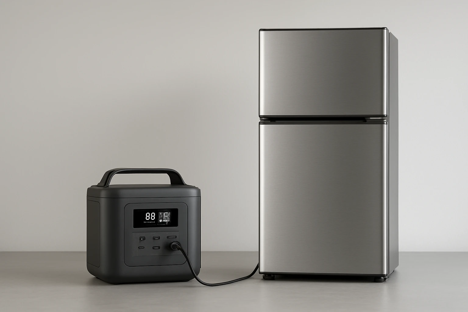 How to Run a Refrigerator Overnight with a Portable Power Station