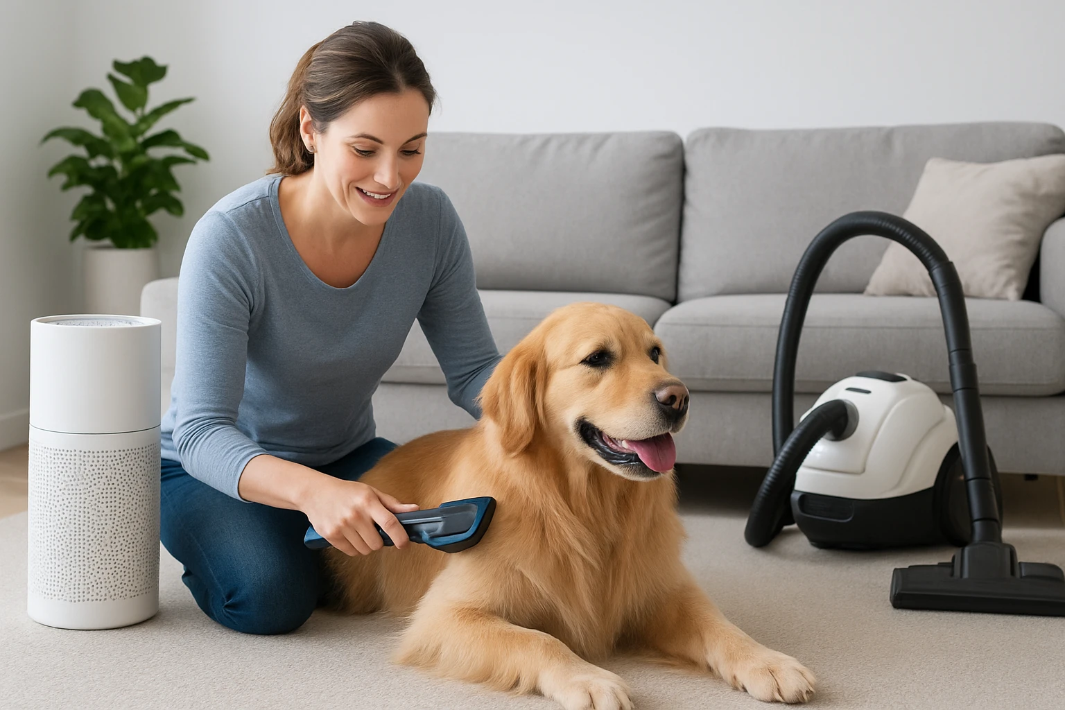 How to Reduce Pet Hair Allergens at Home